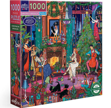 EeBoo eeBoo Christmas in Brooklyn Puzzle 1000pcs
