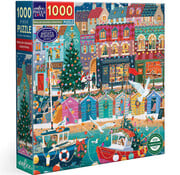EeBoo eeBoo English Seaside Christmas Puzzle 1000pcs