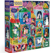 EeBoo eeBoo Christmas Cats Puzzle 1000pcs