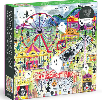 Galison Galison Michael Storrings Haunted Amusement Park Puzzle 500pcs