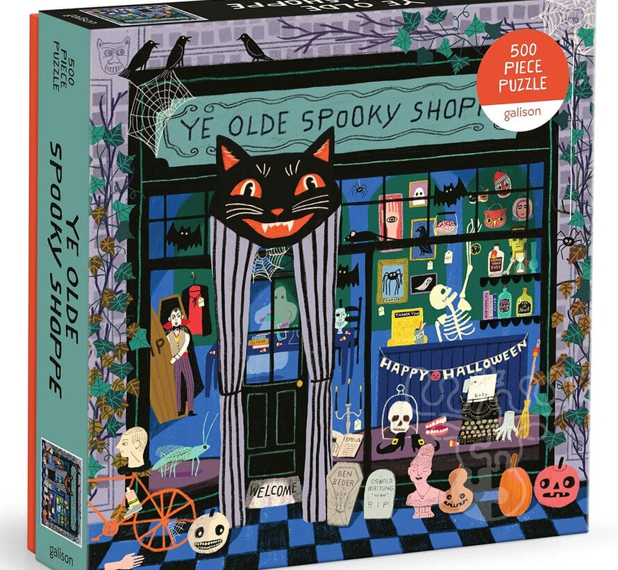 Galison Ye Olde Spooky Shoppe Puzzle 500pcs