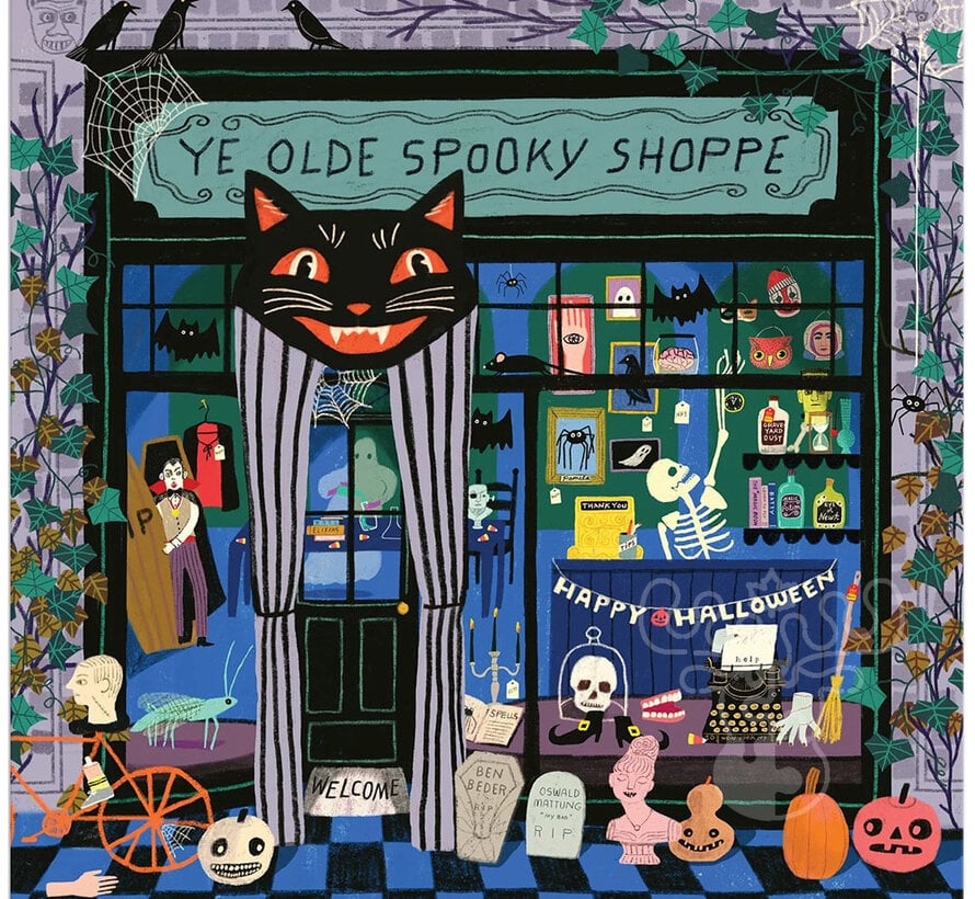 Galison Ye Olde Spooky Shoppe Puzzle 500pcs