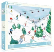 New York Puzzle Company New York Puzzle Co. Tug Rice: Slippery Slopes Puzzle 500pcs
