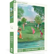 New York Puzzle Company New York Puzzle Co. Tug Rice: Croquet Afternoon Puzzle 500pcs