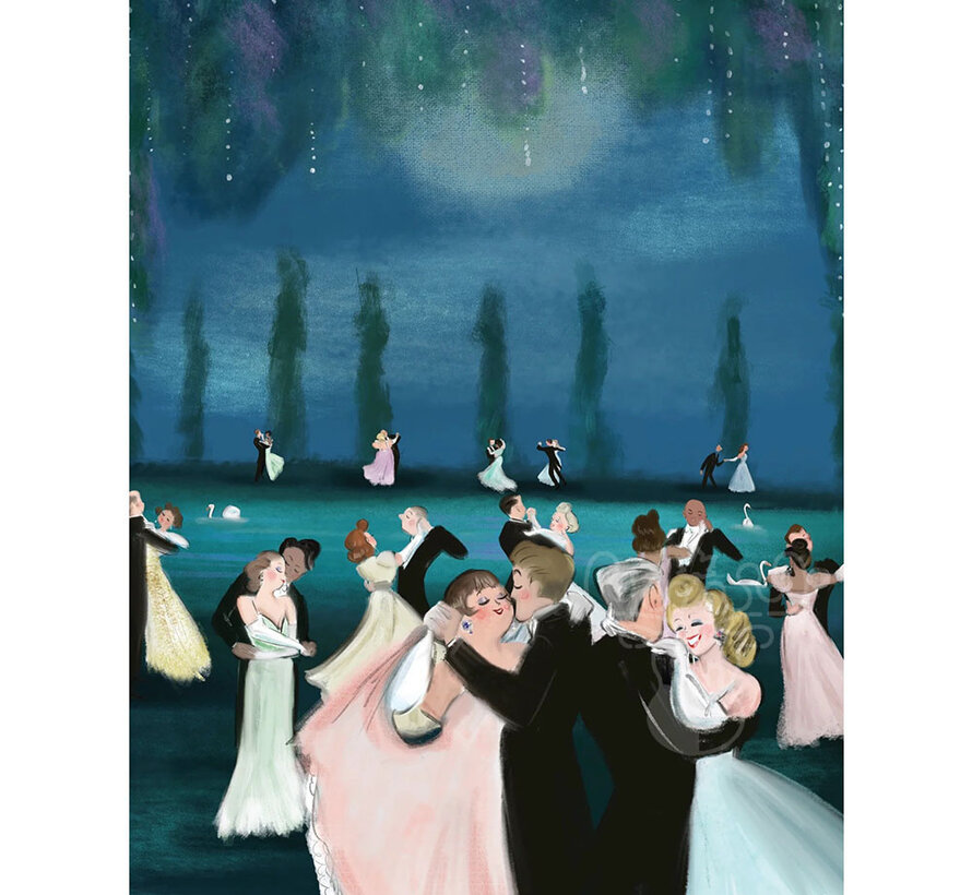 New York Puzzle Co. Tug Rice: Moonlit Dance Puzzle 500pcs