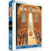 New York Puzzle Company New York Puzzle Co. The New Yorker: Winter Pleasures Puzzle 500pcs