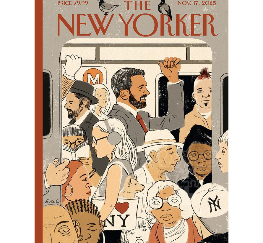 New York Puzzle Co. The New Yorker: Mayor Mamdani Puzzle 500pcs