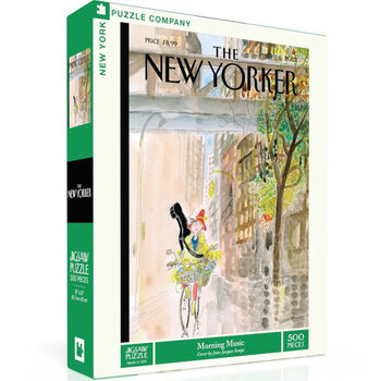 New York Puzzle Company New York Puzzle Co. The New Yorker: Morning Music Puzzle 500pcs
