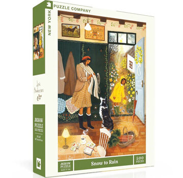 New York Puzzle Company New York Puzzle Co. Loré Pemberton: Snow to Rain Puzzle 500pcs