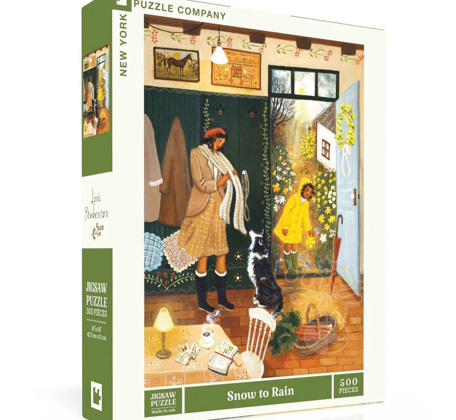 New York Puzzle Co. Loré Pemberton: Snow to Rain Puzzle 500pcs