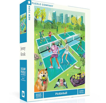 New York Puzzle Company New York Puzzle Co. Jenny Kroik: Pickleball Puzzle 500pcs