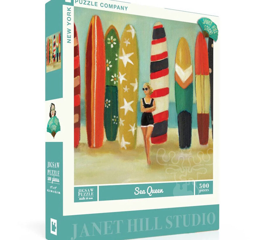 New York Puzzle Co. Janet Hill: Sea Queen Puzzle 500pcs