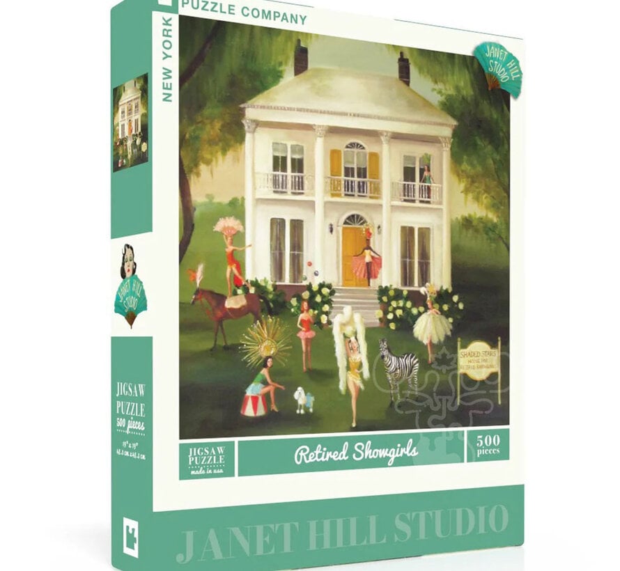 New York Puzzle Co. Janet Hill: Retired Showgirls Puzzle 500pcs