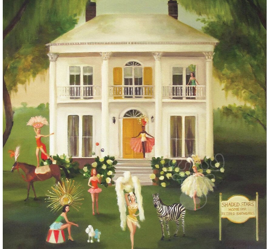 New York Puzzle Co. Janet Hill: Retired Showgirls Puzzle 500pcs