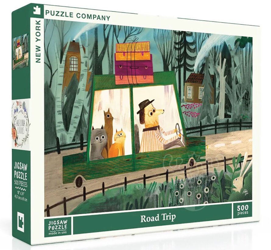 New York Puzzle Co. Adelina Lirius: Road Trip 500pcs