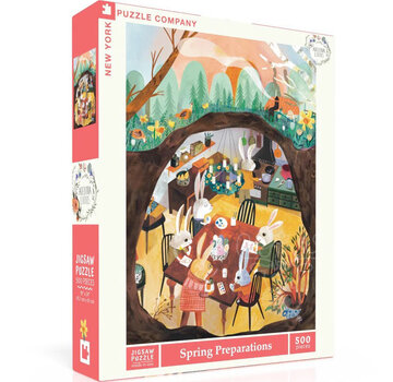 New York Puzzle Company New York Puzzle Co. Adelina Lirius: Spring Preparations 500pcs