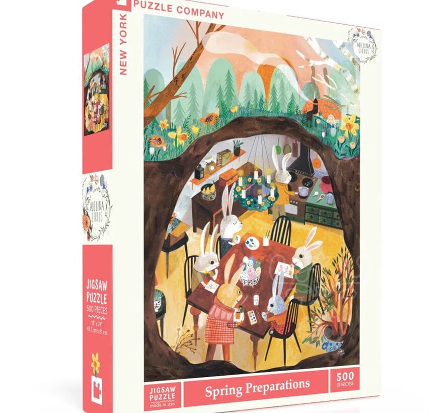 New York Puzzle Co. Adelina Lirius: Spring Preparations 500pcs