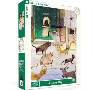 New York Puzzle Company New York Puzzle Co. Adelina Lirius: A Rainy Day 500pcs