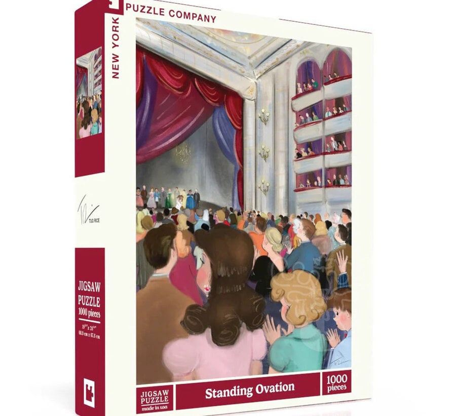 New York Puzzle Co. Tug Rice: Standing Ovation Puzzle 1000pcs