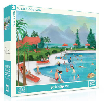 New York Puzzle Company New York Puzzle Co. Tug Rice: Splish Splash Puzzle 1000pcs