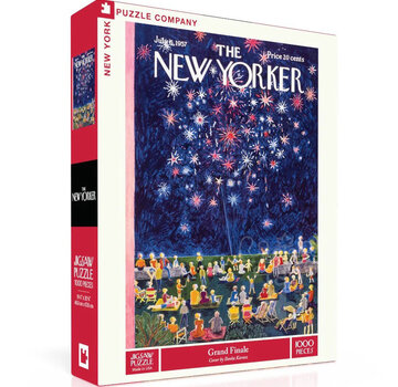New York Puzzle Company New York Puzzle Co. The New Yorker: Grand Finale Puzzle 1000pcs