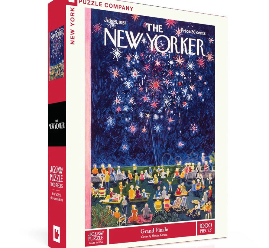 New York Puzzle Co. The New Yorker: Grand Finale Puzzle 1000pcs