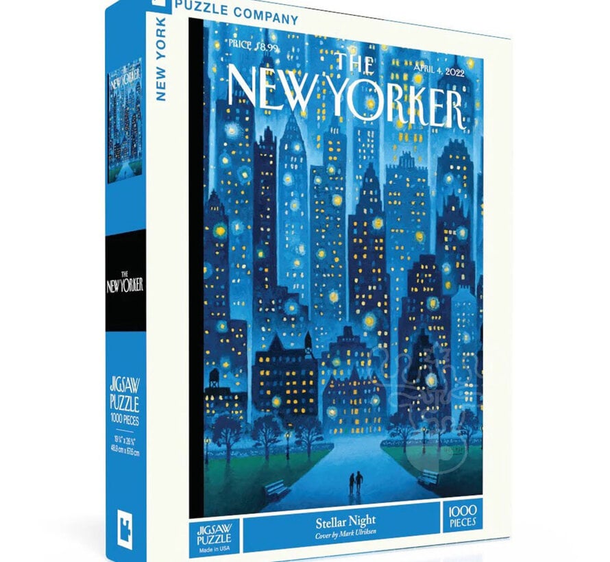New York Puzzle Co. The New Yorker: Stellar Night Puzzle 1000pcs