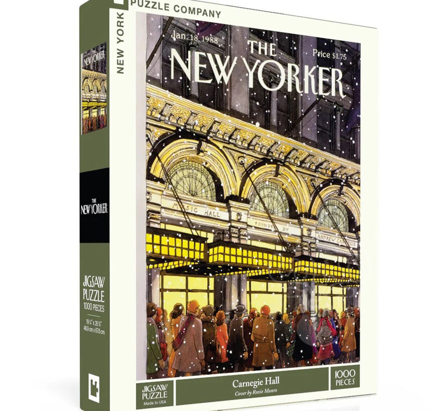 New York Puzzle Co. The New Yorker: Music Hall Puzzle 1000pcs