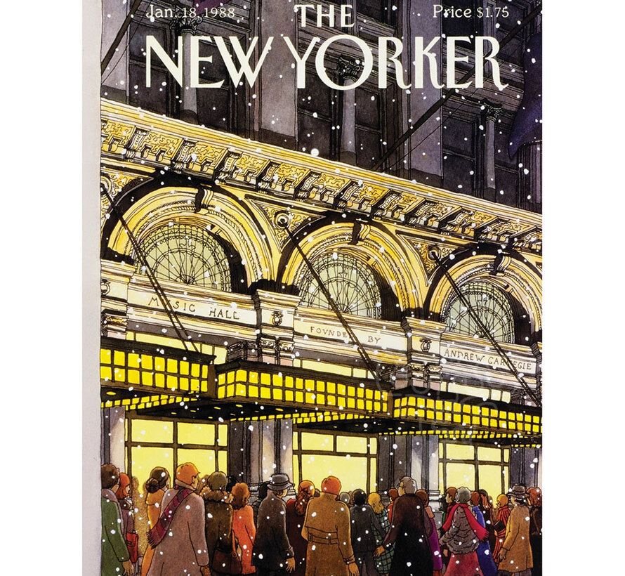 New York Puzzle Co. The New Yorker: Music Hall Puzzle 1000pcs