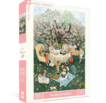 New York Puzzle Company New York Puzzle Co. Loré Pemberton: Sunday Breakfast Puzzle 1000pcs