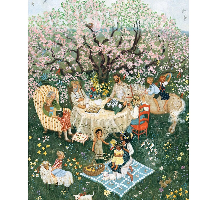 New York Puzzle Co. Loré Pemberton: Sunday Breakfast Puzzle 1000pcs