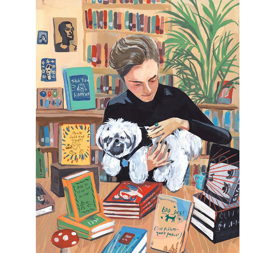 New York Puzzle Co. Jenny Kroik: Shih Tzu Happens Puzzle 1000pcs
