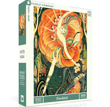 New York Puzzle Company New York Puzzle Co. Victo Ngai: Firebird Puzzle 1000pcs
