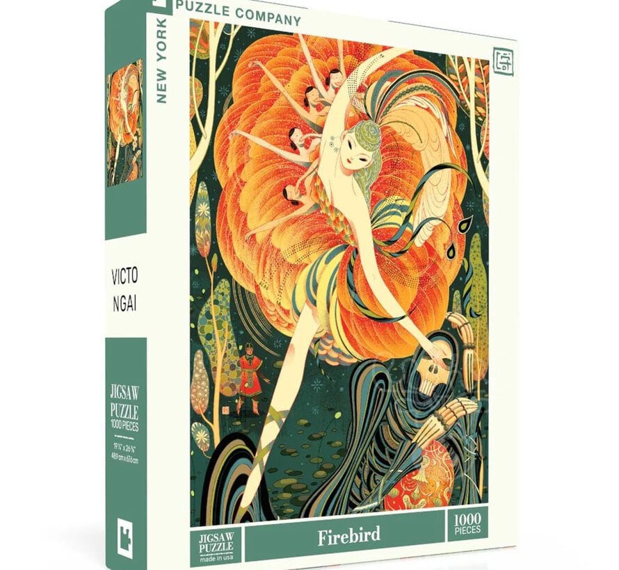 New York Puzzle Co. Victo Ngai: Firebird Puzzle 1000pcs