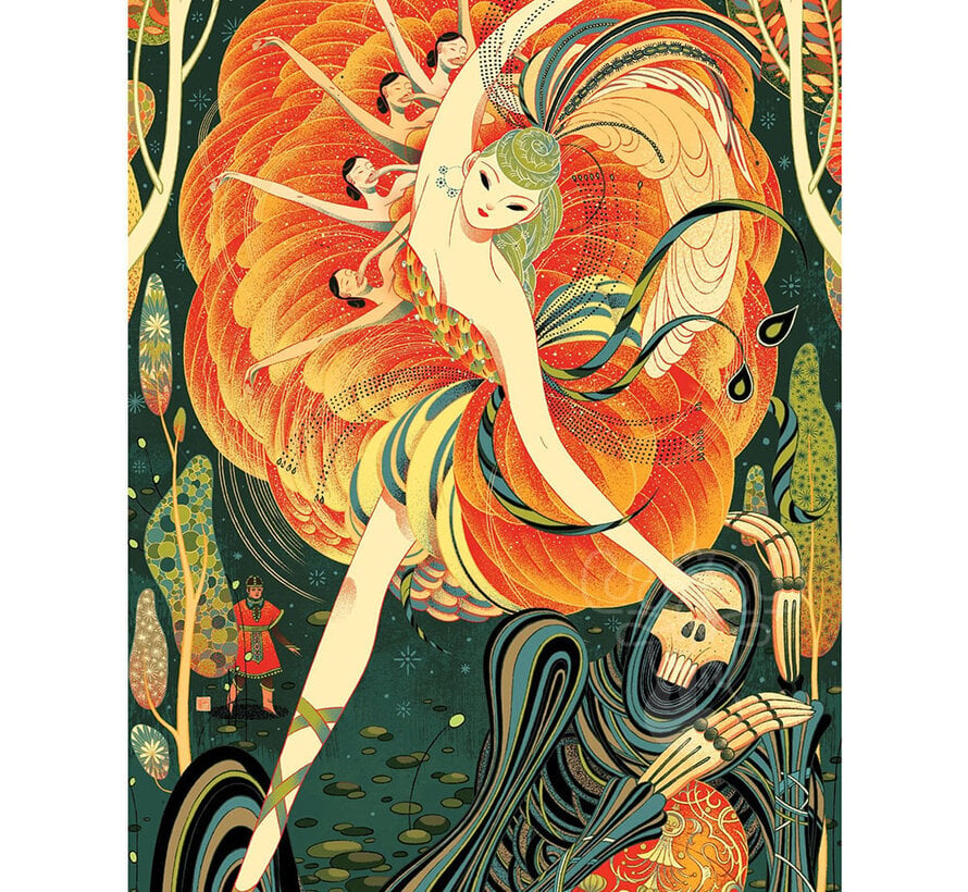 New York Puzzle Co. Victo Ngai: Firebird Puzzle 1000pcs