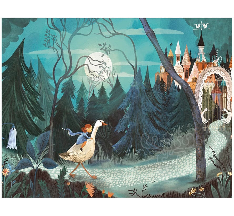 New York Puzzle Co. Adelina Lirius: On an Adventure Mini Puzzle 100pcs