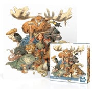 New York Puzzle Company New York Puzzle Co. Peter de Sève: Pied Piper Mini Puzzle 100pcs