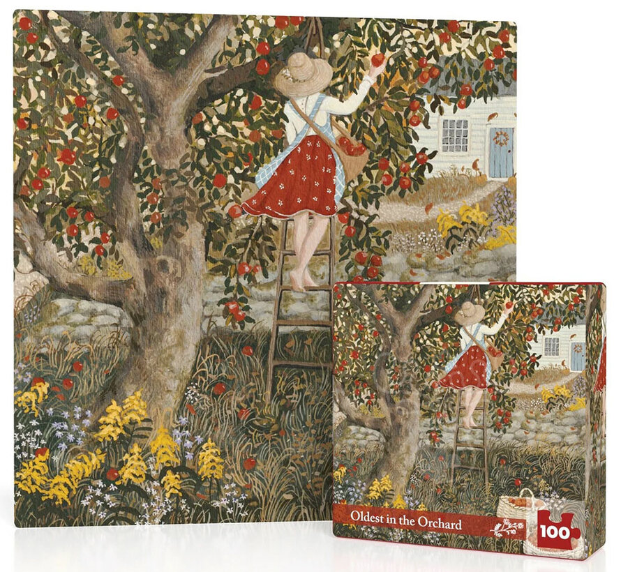 New York Puzzle Co. Loré Pemberton: Oldest in the Orchard Mini Puzzle 100pcs