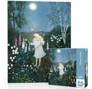 New York Puzzle Company New York Puzzle Co. Loré Pemberton: Moon Garden Mini Puzzle 100pcs