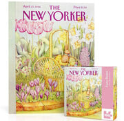 New York Puzzle Company New York Puzzle Co. The New Yorker: Easter Basket Mini Puzzle 100pcs