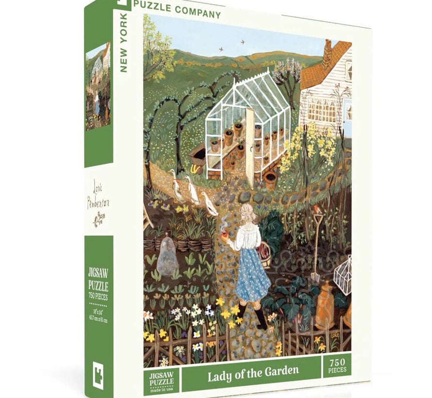 New York Puzzle Co. Loré Pemberton: Lady of the Garden Puzzle 750pcs