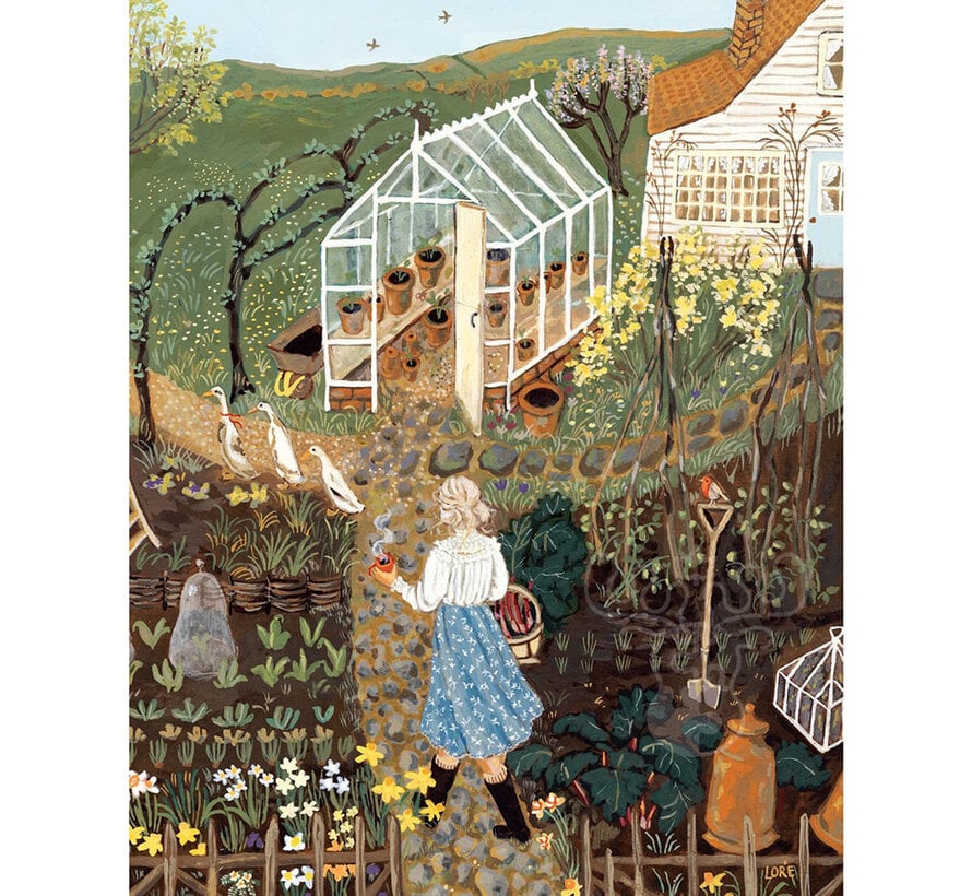 New York Puzzle Co. Loré Pemberton: Lady of the Garden Puzzle 750pcs
