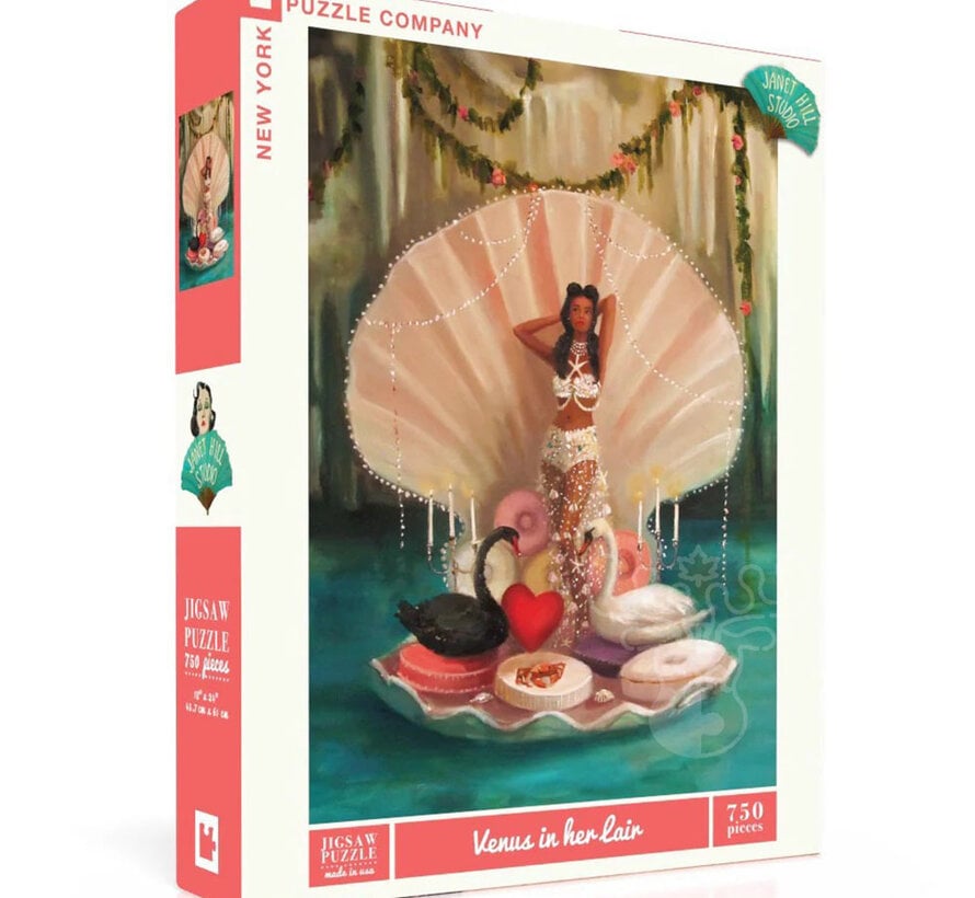 New York Puzzle Co. Janet Hill: Venus in her Lair Puzzle 750pcs
