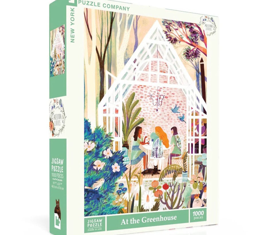 New York Puzzle Co. Adelina Lirius: At the Greenhouse 1000pcs