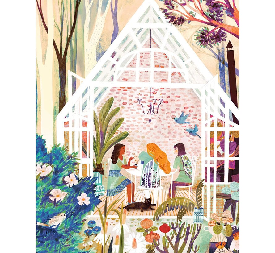 New York Puzzle Co. Adelina Lirius: At the Greenhouse 1000pcs