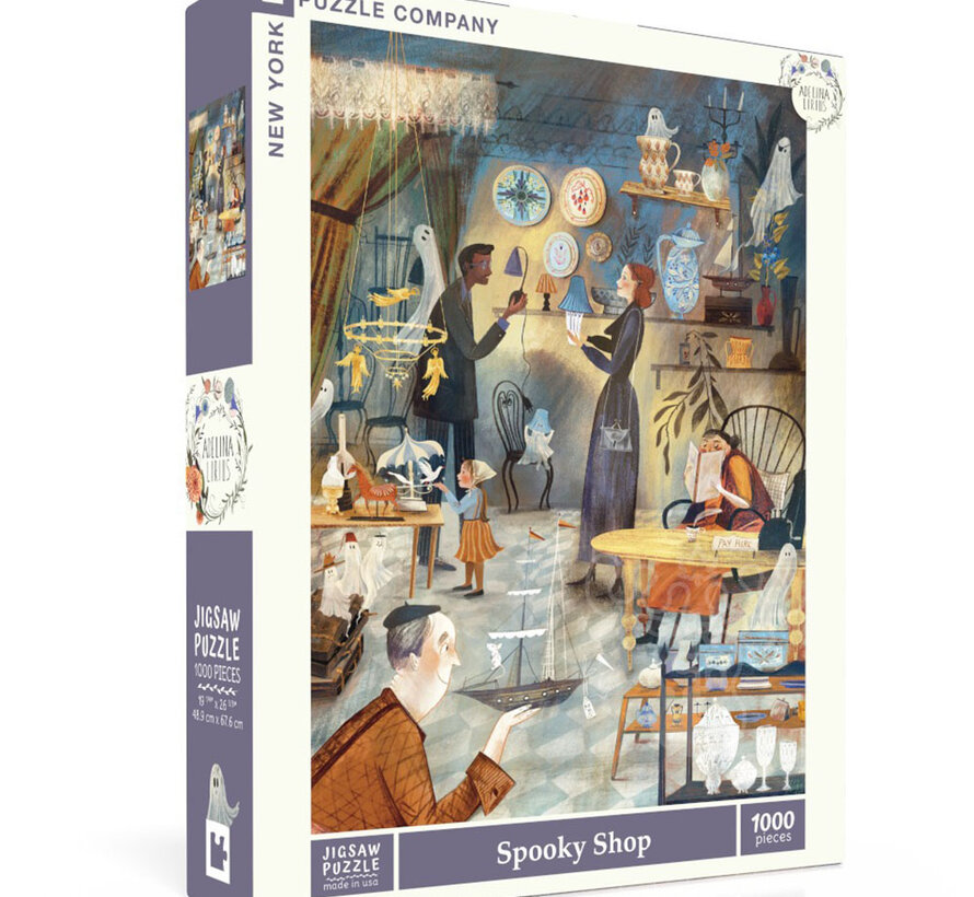 New York Puzzle Co. Adelina Lirius: Spooky Shop 1000pcs