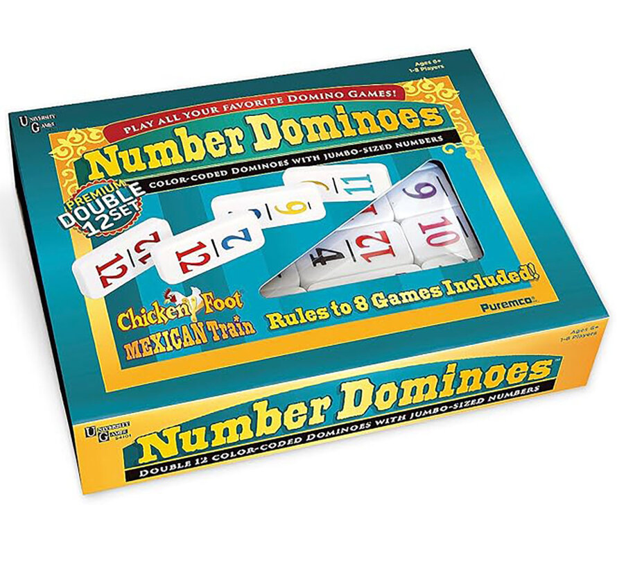 FINAL SALE Puremco Double 12 Number Dominoes