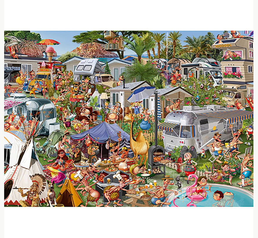 Piatnik Camping Chaos Puzzle 1000pcs