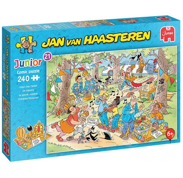Jumbo Jumbo Jan van Haasteren Junior #21 King's Day Market Puzzle 240pcs