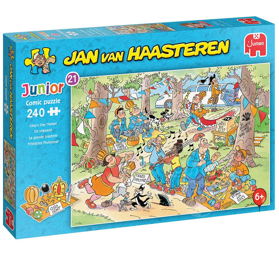 Jumbo Jan van Haasteren Junior #21 King's Day Market Puzzle 240pcs